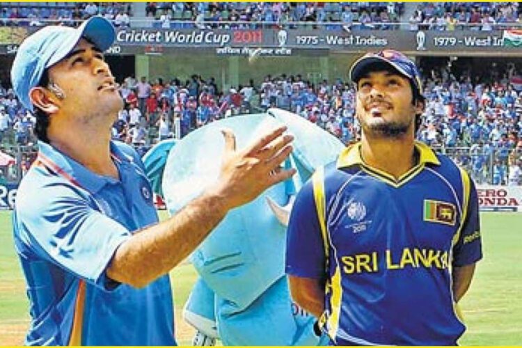2011 ලෝක කුසලාන අවසන් මහා තරගයේ කාසියේ වාසිය උරගා බැලූ අවස්ථාව