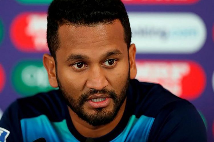 Cricket - ICC Cricket World Cup - Sri Lanka Press Conference - Emerald Headingley, Headingley, Britain - June 20, 2019 Sri Lanka's Dimuth Karunaratne during the press conference Action Images via Reuters/Lee Smith