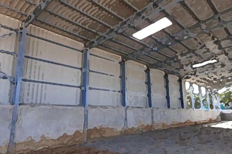 Empty storage bulding