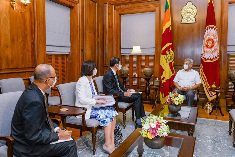 ජාත්යන්තර මූල්ය අරමුදලේ නියෝජිතයන් ජනාධිපති කාර්යාලයේ දී ජනාධිපති ගෝඨාභය රාජපක්ෂ හමු විය...