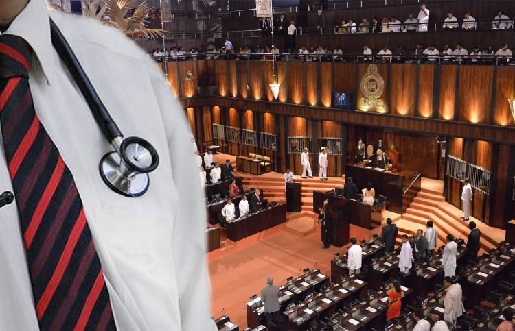 Sri Lankan parliament - Doctors
