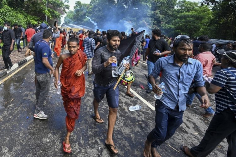 tear gas