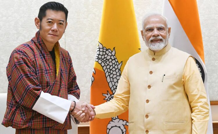 Bhutan King and Modi
