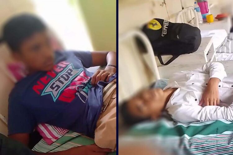 රොගී වූ ළමුන්...