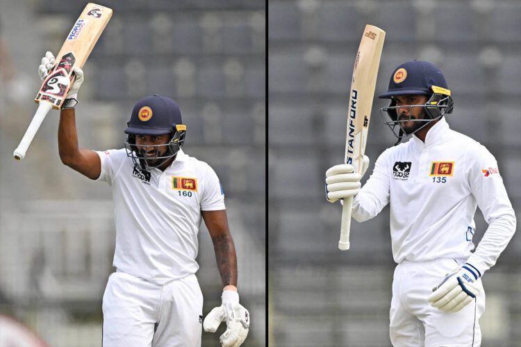 ධනංජය සහ කමිඳු... ඉනිම දෙකේදීම ශතක...