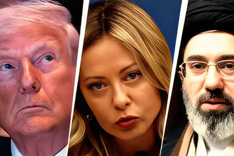 donald-trump--giorgia-meloni--mojtaba-khamenei-