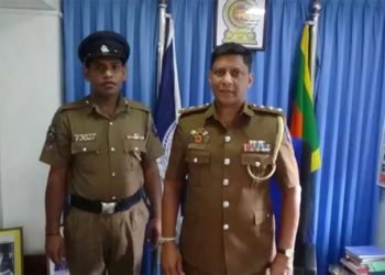 තලවකැලේ පොලිස් ස්ථානාධිපති ප්‍රධාන පොලිස් පරීක්ෂක රුවන් ප්‍රනාන්දු සහ පොලිස් කොස්තාපල් කාන්ත රූබන්
