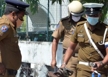 උද්ඝෝෂණයෙන් පසු පොලිසිය....