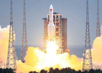 ලෝන්ග් මාර්ච් 5බී රොකට්ටුව ගුවන්ගත කළ අවස්ථාව