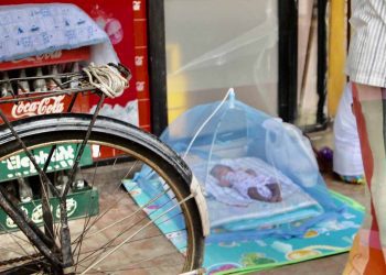 The baby who was in the Gampaha pavement
