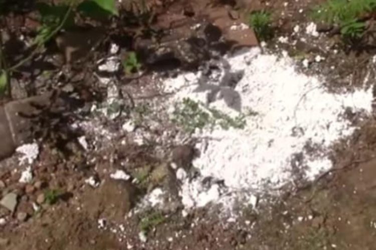 අහසින් කඩා වැටුණු පාෂාණයේ කොටස්...