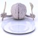the brain with hands and utensils in front of an empty plate