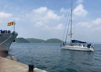 Five Indian Navy Sailing Vessels Visit Sri Lanka