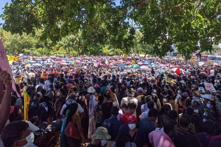 මාතර විරෝධතාවය..