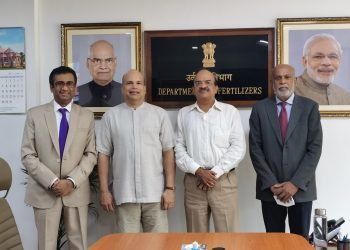 Secretary of the Department of Fertilizers of India Shri Rajesh Kumar Chaturvedi