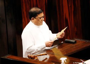 Wajira Abeywardana sworn in as a Member of Parliament!