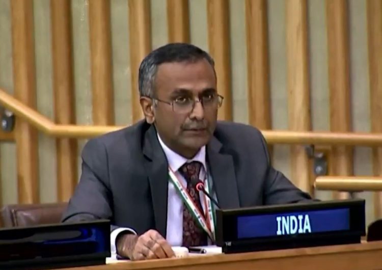 India's Deputy Permanent Representative to the United Nations R Ravindra