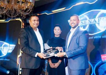 - Mr. Manuja Hewawasam, Chairman of Royal Nursing Home (Pvt) Ltd receiving the keys