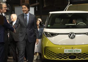 Canadian PM Trudeau promotes Volkswagen EV project amidst criticism