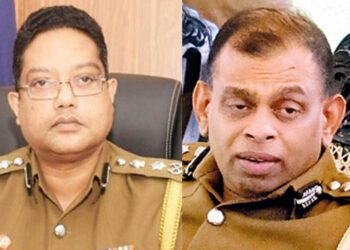 නිලන්ත ජයවර්ධන සහ දේශබන්දු තෙන්නකෝන් ජ්‍යෙෂ්ඨ නියෝජ්‍ය පොලිස්පති වරු...