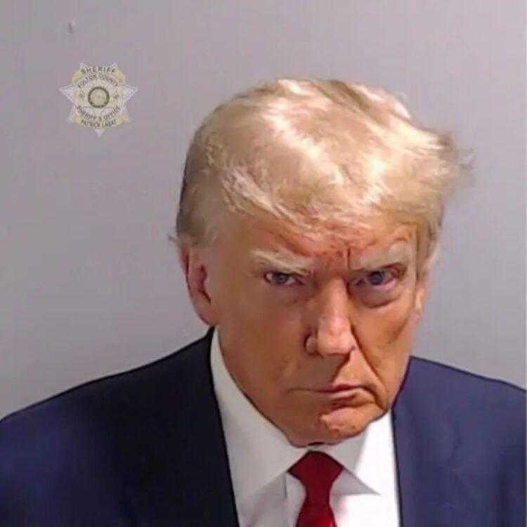 Trump's Unconventional Political Strategies with Mug Shot