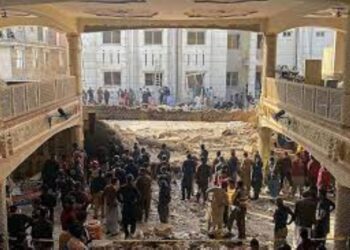 Suicide Attack Near Mosque in Pakistan Kills at Least 50