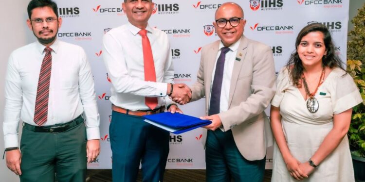 IIHS Partners with DFCC Bank to Provide Exclusive Educational Loans for Health Students
