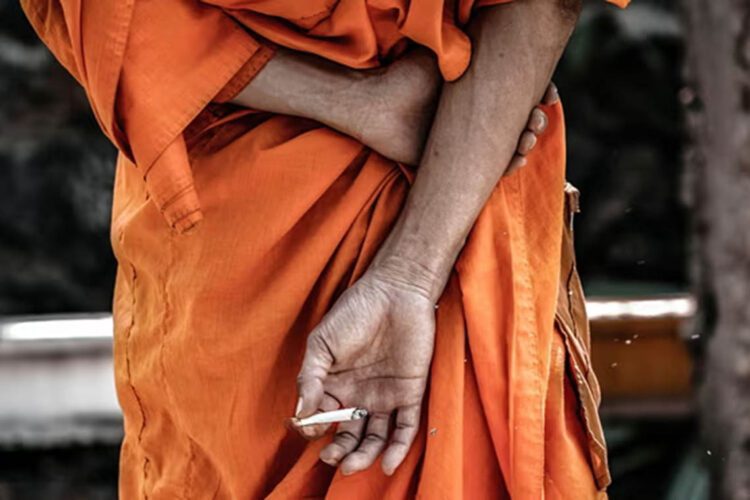 monk-smoking