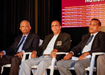 Ravi, Shani Gamini and group of senior Police cops join with NPP