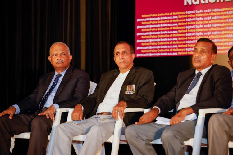 Ravi, Shani Gamini and group of senior Police cops join with NPP