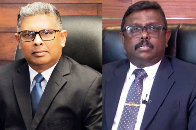 මහජන ආරක්ෂක අමාත්‍යාංශ ලේකම් වියානි ගුණතිලක සහ ආගමන විගමන පාලක ජෙනරාල් හර්ෂ ඉලුක්පිටිය...