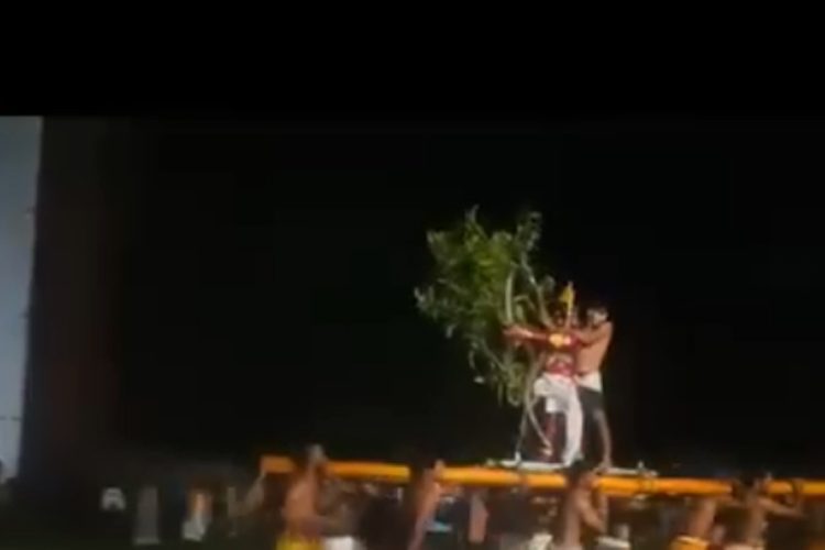 අනතුරට මොහොතකට පෙර...