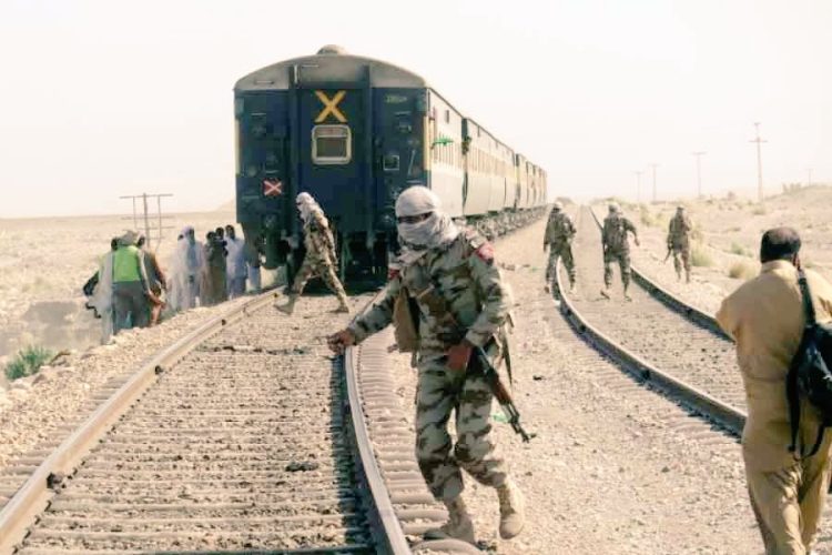 Train Hijack (Picture from X
