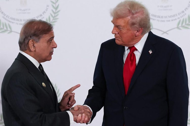 Pakistani-Prime-Minister-Shehbaz Sharif-and-Trump