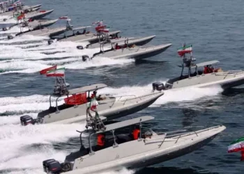 An Iranian Naval Drill at Strait of Hormuz
